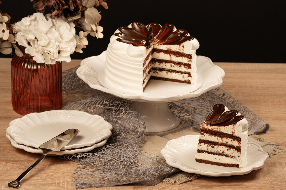 Tort vanilie și mascarpone fără zahăr adaugat